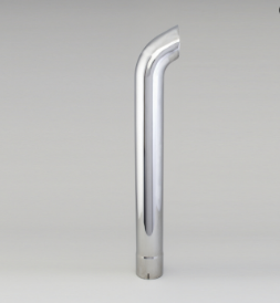 Donaldson Chrome Stack Pipe 4 x 36, Curved - J034746